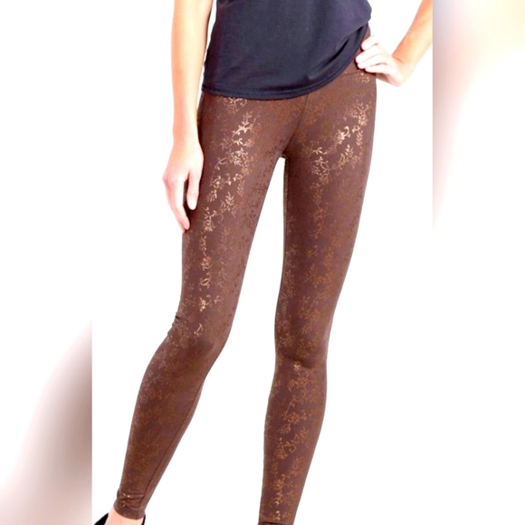 Soft Surroundings Women's Stretch Cotton High Rise Legging Ankle Coffee Bean XL - Picture 4 of 13